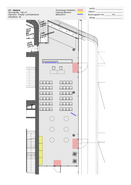 Theaterbestuhlung 48 Pax + 6 Stehtische - Setting 1