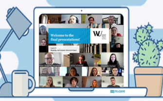 Screenshot from final presentations held online