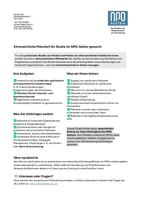 Dokument Ehrenamtliche Mitarbeiter