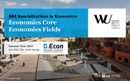 information on BBE specializations Economics Core and Economics Fields