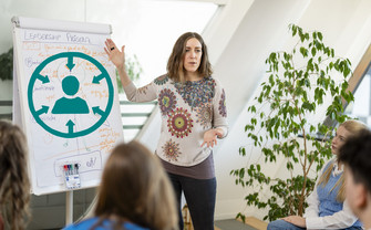 [Translate to English:] Daniela teaching