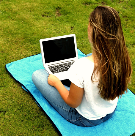 Studentin im Distancelearning