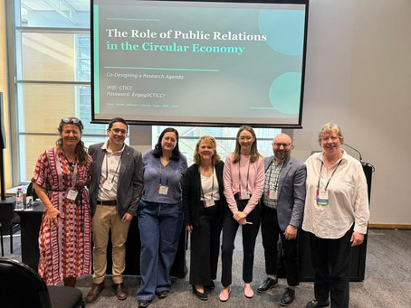 Figure 2: Franzisca co-organized a panel on Circular Economy at ICA.