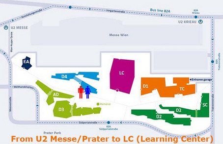 From U2 Messe/Prater to LC (Learning Center)