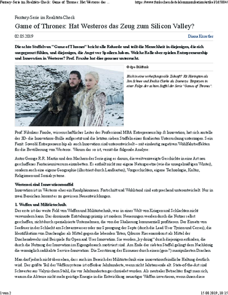 Screenshot (Funkschau, 2. Mai 2019)