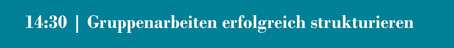 Session 4 - Gruppenarbeiten erfolgreich strukturieren
