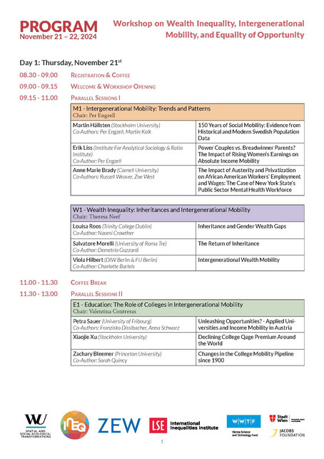 Bild vom Workshop Programm - Site 1