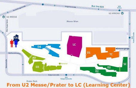From U2 Messe/Prater to LC (Learning Center)