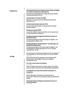 Publikationen und Vorträge