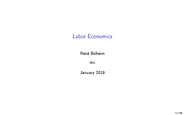 Arbeitsmarkt- und Organisationsökonomie