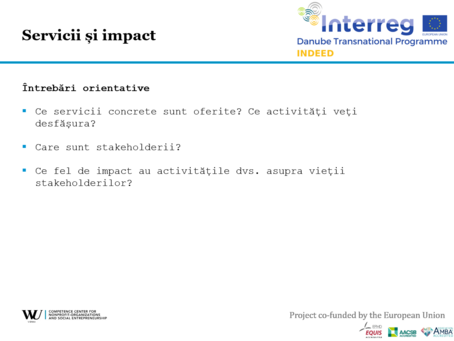 [Translate to English:] Service and Impact PowerPoint File RO