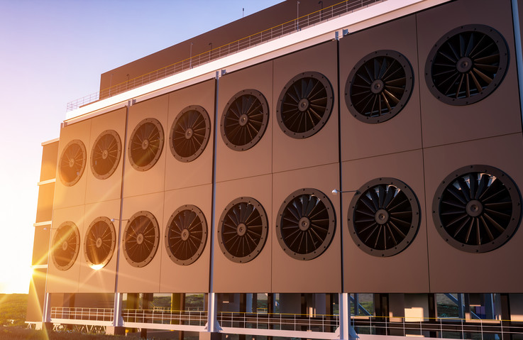 Eine CO2 Auffanganlage