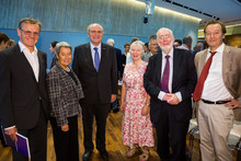 Wilfried Altzinger, Margit Fischer, Christoph Badelt, Judith Mandeville, Sir Tony Atkinson und Michael Förster