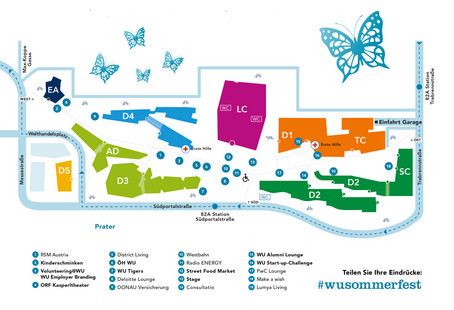 WU Sommerfest Lageplan