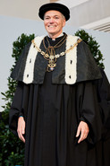 Rector Sausgruber in his robe (c)Pascal Riesinger