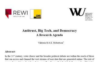 Big Tech, Demokratie und Kartellrecht