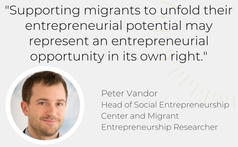 [Translate to English:] Peter Vandor Migrant Entrepreneurship
