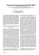 Value-based Engineering with IEEE 7000TM