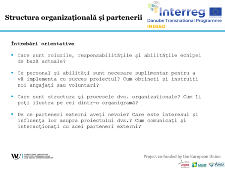 Organizational Structures and Partners PowerPoint File RO