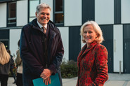 Rektor Rupert Sausgruber und Universitätsratsvorsitzende Cattina Leitner ©WU