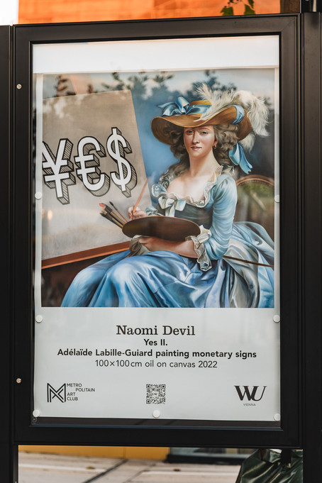 [Translate to English:] Werk von Naomi Devil_Dollar