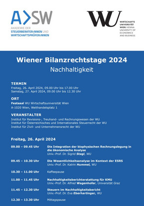 Bilanzrechtstage 2024