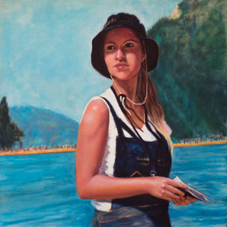 Christian Foidl The Floating Piers 3 Woman Supervizing