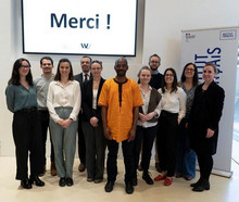 Cristiana Dondi taking part in ‘Ma Thèse en 180 Secondes’.