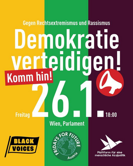 Plakat Demokratie verteidigen