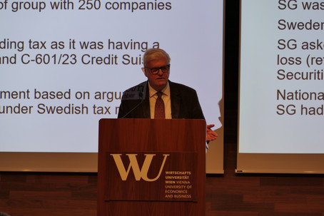 Presentation at the CJEU Direct Taxation Conference 2025