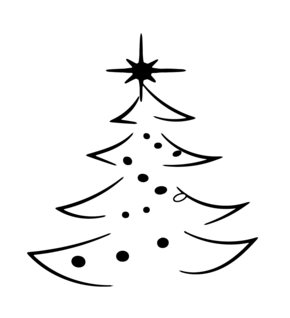 stilisierter Christbaum
