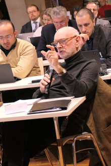 Question from audience during panel 8