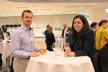 Participants during evening reception