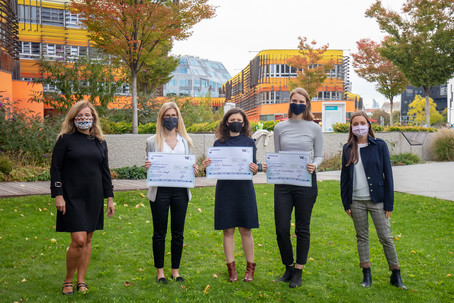 from left to right: Dr. Verena Priemer (marketmind, Managing Director), Lisa Lampl (MSc WU), Nikol Balacheva (MSc WU), Angela Simetzberger (MSc WU), Daniela Tiefenthaler, MSc WU (marketmind, Research Consultant)