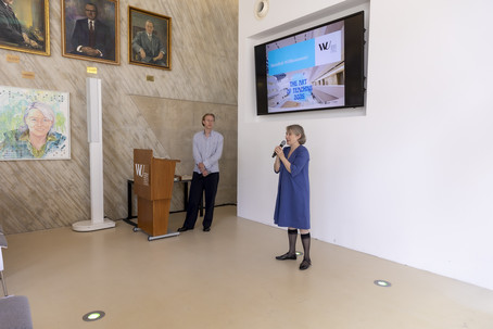 Vorstellung der Videomodulreihe "Kunst.Wirtschaft" mit Eva-Maria Stadler und Quirin Babl (Universität für angewandte Kunst)