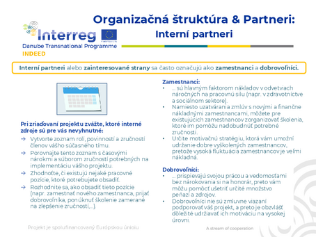 Organizational Structure and Partners PowerPoint Slides