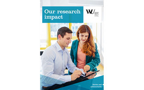 Cover der Broschüre: Our research impact