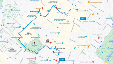 Map of City Tour