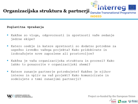[Translate to English:] Organizational Structure and Partners PowerPoint File SL