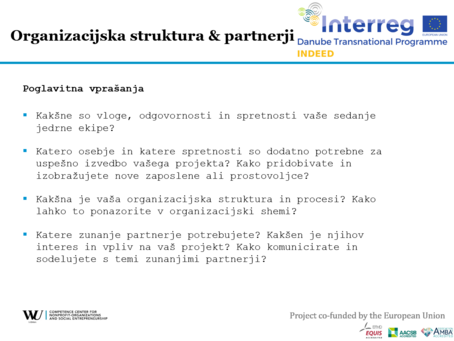 Organizational Structure and Partners PowerPoint File SL