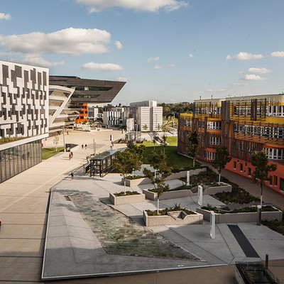 Campus von oben fotografiert