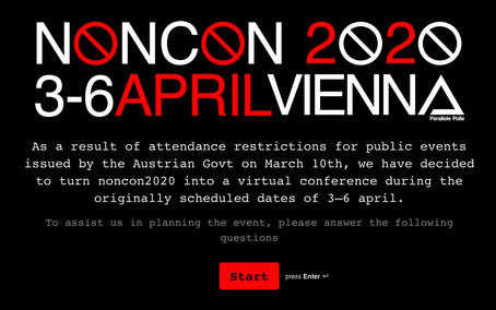 NonCon will take place as a virtual conference.