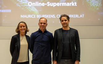 [Translate to English:] v.l.n.r. Dr. Cordula Cerha, Maurice Beurskens und Prof. Nils Wlömert