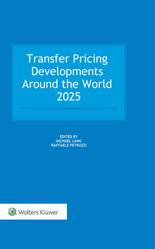 Book Cover "Transfer Pricing Develpoments around the World 2025"