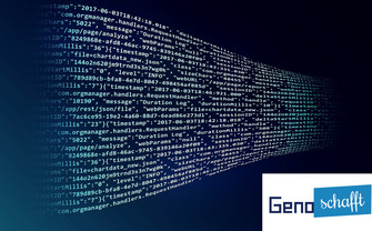 Code mit Geno schafft Logo