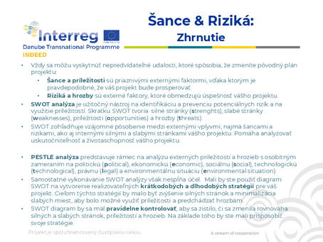 Chances and Risks PowerPoint Slides