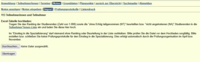 LV-Admin Hochladen der Liste