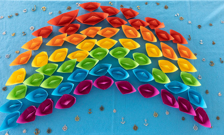 Rainbows Sujet Schiffe