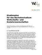 Studienplan WISO 2023