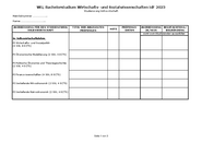 Studienzweig Volkswirtschaft